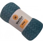 Плед Braid корал-флис голубой 180*200см