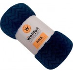 Плед Braid корал флис синий 150*200см