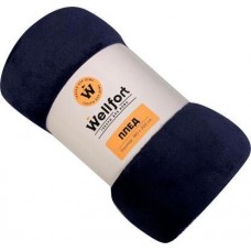 Плед Braid корал флис синий 180*200см в магазинах Магнит