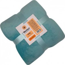 Плед корал флис голубой 240х260см в магазинах Магнит