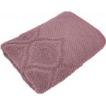 Полотенце махровое Ажур Жаккард розовое 30*50см