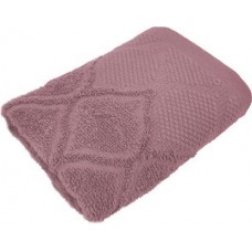 Полотенце махровое Ажур жаккард розовое 30х50см в магазинах Магнит