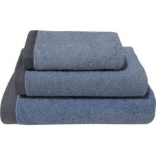 Полотенце махровое Нежность голубое М 70х120см в магазинах Магнит