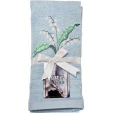 Полотенце махровое с вышивкой Ландыш 40*60см в магазинах Магнит