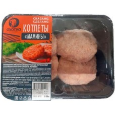 Котлеты Охотно Мамины рубленные 400г в магазинах Магнит