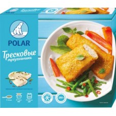 Котлеты Polar Тресковые треугольники 300г в магазинах Магнит