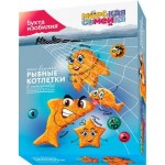 Котлетки рыбные Морская семейка фигурки в панировке свежемороженые 320г Котлетки рыбные Морская семейка фигурки в панировке свежемороженые 320г