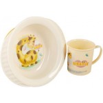Набор Giraffix тарелка и кружка 200мл Набор Giraffix тарелка и кружка 200мл