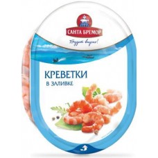 Креветки Санта-Бремор в заливке 180г в магазинах Магнит