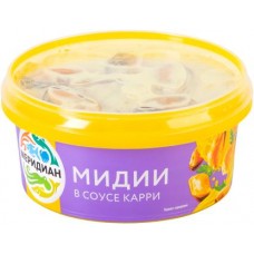 Мидии Меридиан в соусе карри 180г в магазинах Магнит