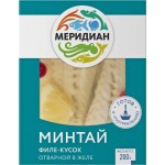 Минтай Меридиан отварной в желе 200г