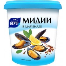 Мясо мидии Балтийский Берег в маринаде 390г в магазинах Магнит