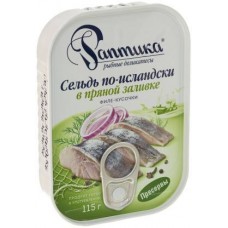 Сельдь Раптика По-исландски в пряной заливке 115г в магазинах Магнит Сельдь Раптика По-исландски в пряной заливке 115г в магазинах Магнит
