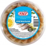 Сельдь Vici Оригинальная кусочки филе в масле 500г Сельдь Vici Оригинальная кусочки филе в масле 500г