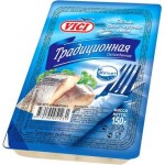 Сельдь Vici Традиционная кусочки филе в масле 150г Сельдь Vici Традиционная кусочки филе в масле 150г