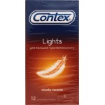 Презервативы Contex Lights особо тонкие 12шт