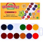 Акварель Wow Play медовая 12 цветов