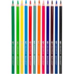 Карандаши Офисмаг Brauberg цветные трехгранные 12 цветов