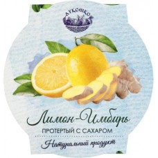 Лимон с имбирем протёртый с сахаром 200г в магазинах Магнит