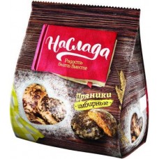 Пряники Наслада Имбирные сырцовые 340г в магазинах Магнит