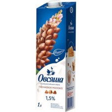 Напиток Овсяша гречневый 1.5% 1л в магазинах Магнит