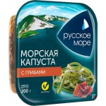 Капуста морская Русское море маринованная по-корейски с грибами 200г