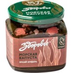 Морская капуста Здоровье с маринованным имбирем 400г
