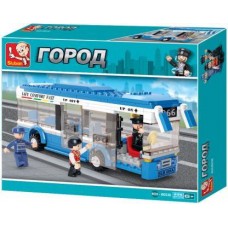 Конструктор детский Автобус с панорамными окнами в магазинах Магнит