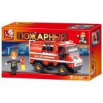Конструктор Пожарная машина деталейская 133 детали
