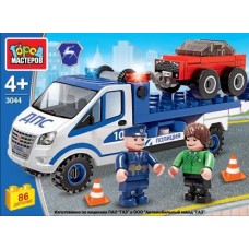 Конструктор Симбат Город мастеров спецтехника с фигуркой в ассортименте в магазинах Магнит