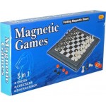 Магнитная игра 3в1 шахматы шашки и нарды