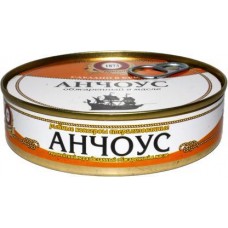 Анчоус Пролив обжаренный в масле 160г в магазинах Магнит