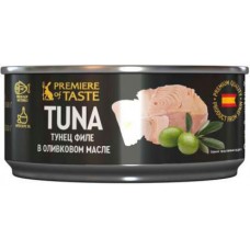 Филе тунца Premiere Of Taste в оливковом масле 185г в магазинах Магнит