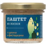 Паштет из лосося Медовый Дом Ферма Цукини и фисташки 100г Паштет из лосося Медовый Дом Ферма Цукини и фисташки 100г