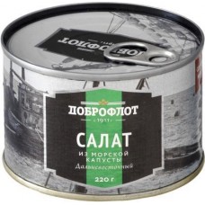 Салат из морской капусты Доброфлот 220г в магазинах Магнит