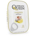 Сардина Adriatic queen в масле с лимоном 105г