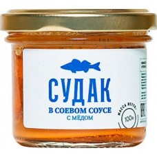 Судак Медовый Дом Ферма в соевом соусе с медом 100г в магазинах Магнит