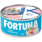 Тунец Fortuna кусочками 185г