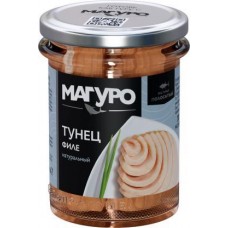 Тунец Магуро натуральный филе-кусочки 200г в магазинах Магнит