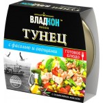 Тунец Владкон с фасолью и овощами 160г