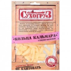 Кальмар Сухогруз кольца сушеные 70г в магазинах Магнит