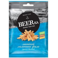 Минтай Beerka сушено-вяленный 70г в магазинах Магнит