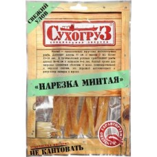 Минтай Сухогруз нарезка сушеная 70г в магазинах Магнит