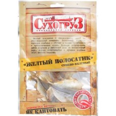 Снэк рыбный Сухогруз Желтый полосатик сушеный 70г в магазинах Магнит