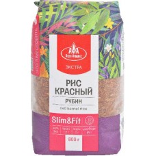 Рис Агро-Альянс Экстра Рубин красный нешлифованный 800г в магазинах Магнит