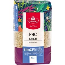 Рис Агро-Альянс Экстра Slim&fit бурый 800г в магазинах Магнит