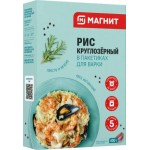 Рис Магнит круглозерный шлифованный в варочных пакетах 5шт 400г