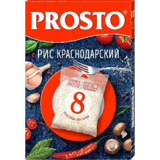Рис Prosto Краснодарский круглозерный 8пак*62.5г в магазинах Магнит