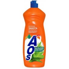 Гель для мытья посуды Aos Бальзам Алое вера 900г в магазинах Магнит