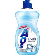 Средство для мытья посуды Aos Crystal 450мл в магазинах Магнит